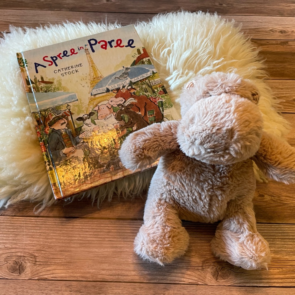 A Spree in Paree & Plush Histories d'Ours Hippopotamus